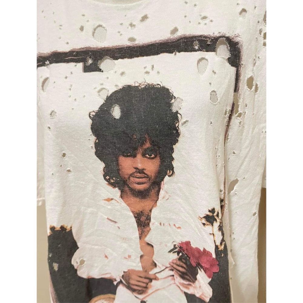 New Urban Outfitters Prince Distressed Tee Size S - Picture 4 of 6